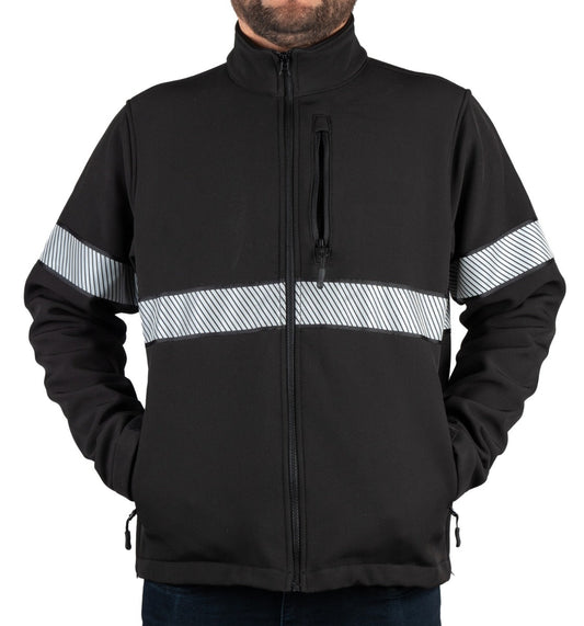 Stars Uniform Ryno Gear Soft Shell Jacket with Reflective Stripes - Alternate View