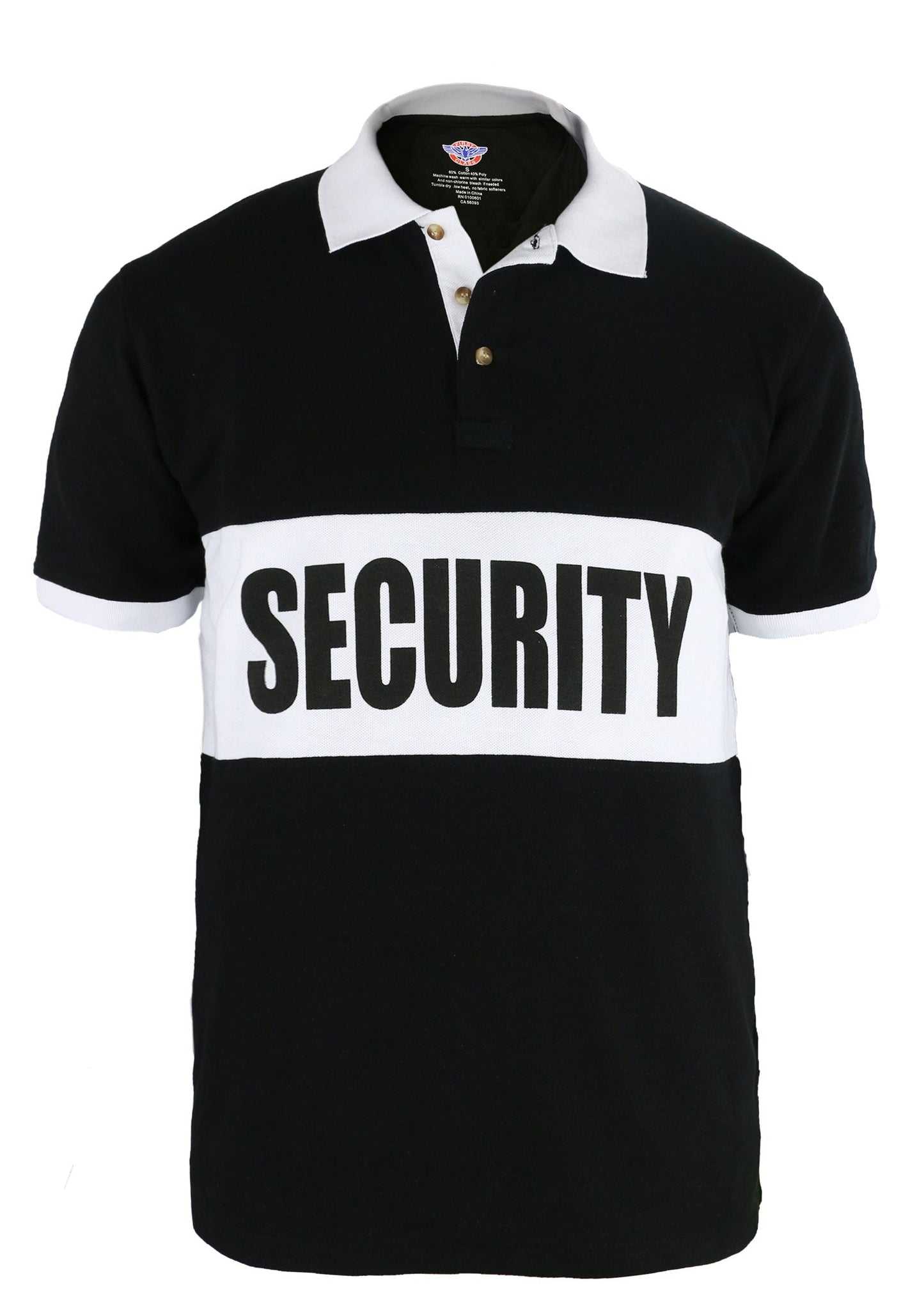 Stars Uniform Security Banner-Stripe Polo Shirt - Detail View 12