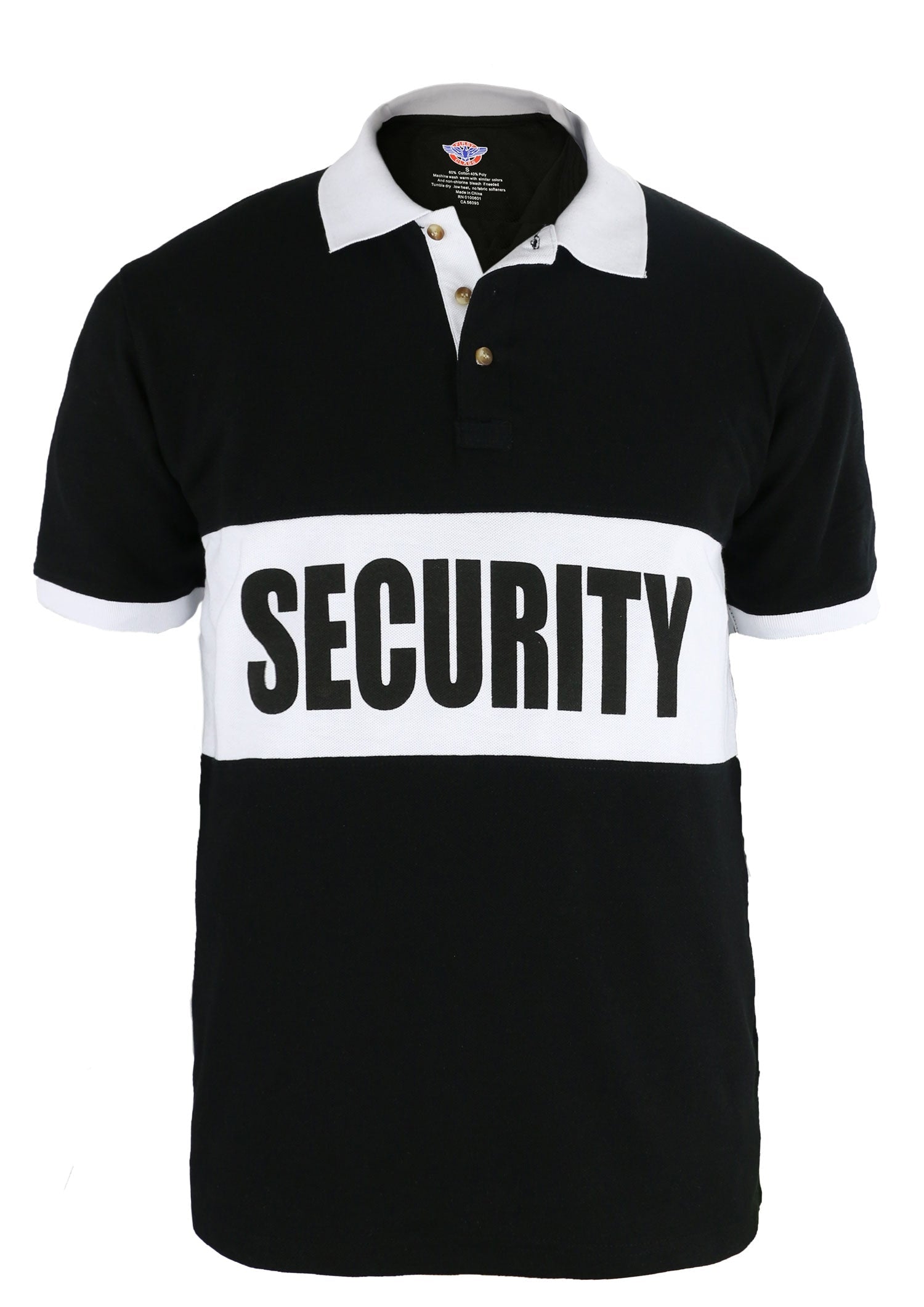 Stars Uniform Security Banner-Stripe Polo Shirt - Detail View 13