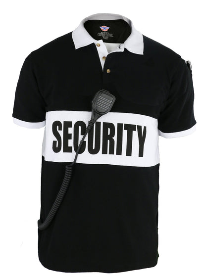 Stars Uniform Security Banner-Stripe Polo Shirt - Alternate View