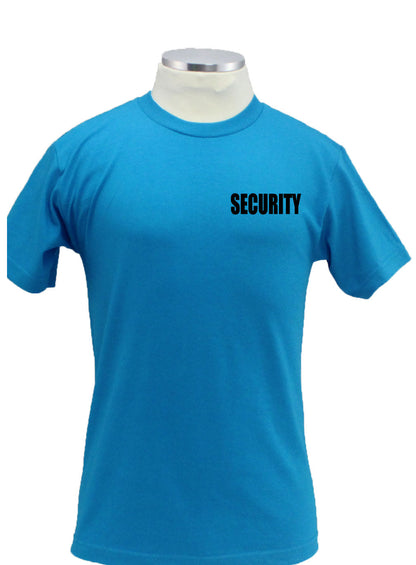 Stars Uniform Security ID 100% Cotton Short Sleeves T Shirts Front and Back - Detail View 112