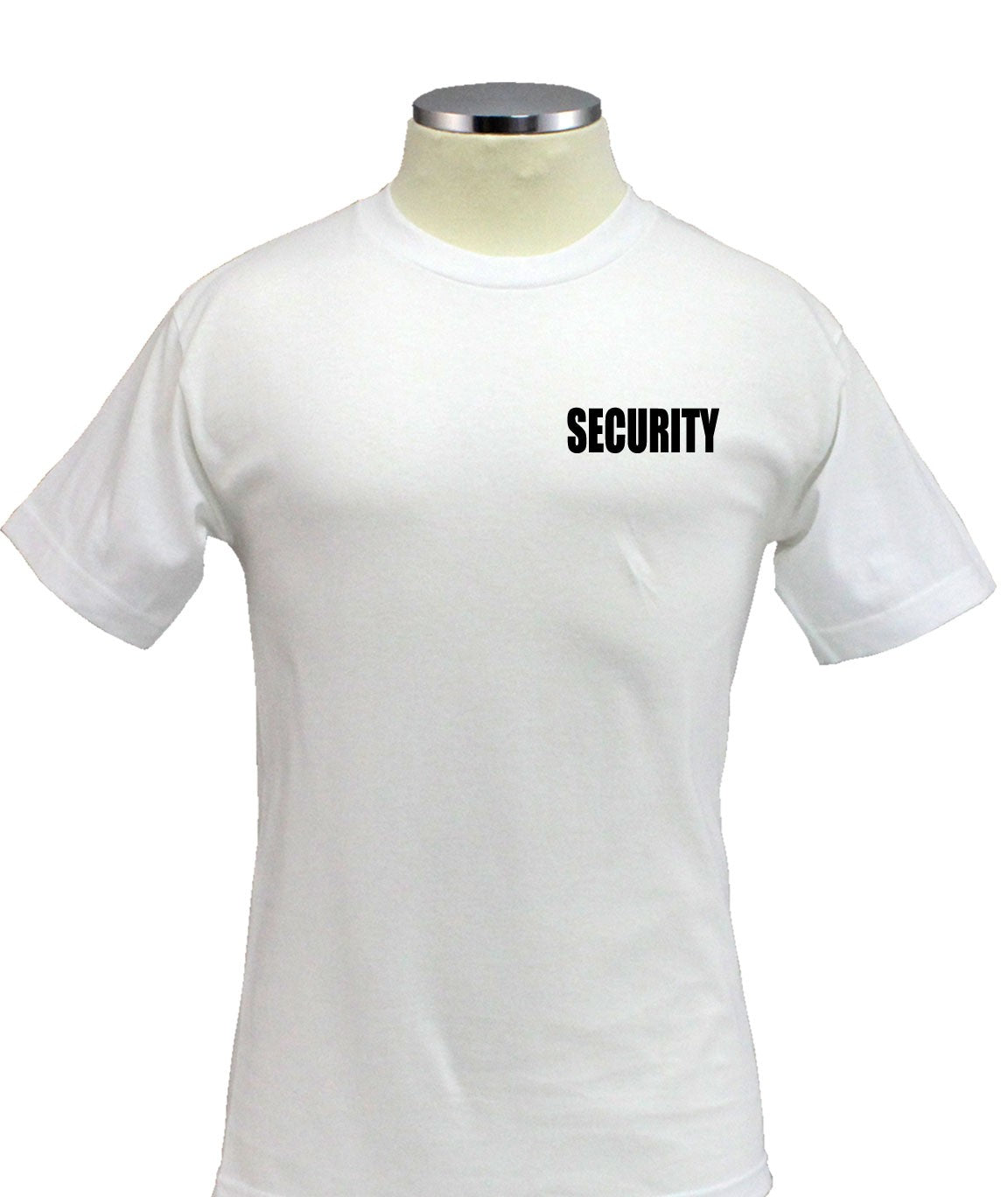 Stars Uniform Security ID 100% Cotton Short Sleeves T Shirts Front and Back - Detail View 10