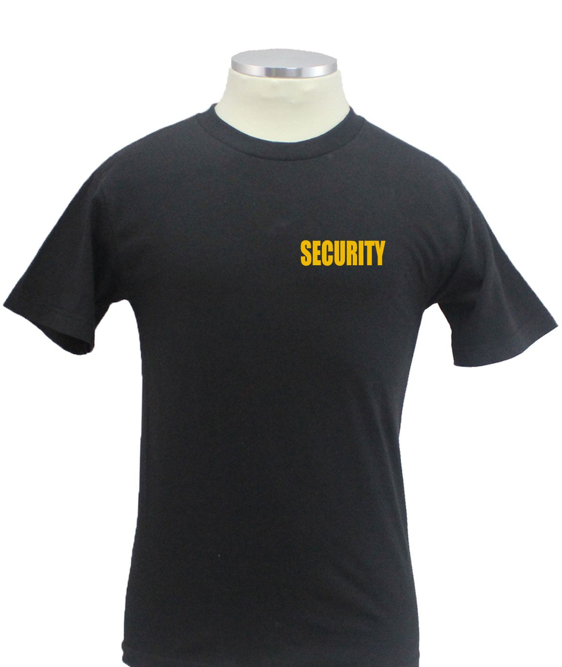 Stars Uniform Security ID 100% Cotton Short Sleeves T Shirts Front and Back - Detail View 12