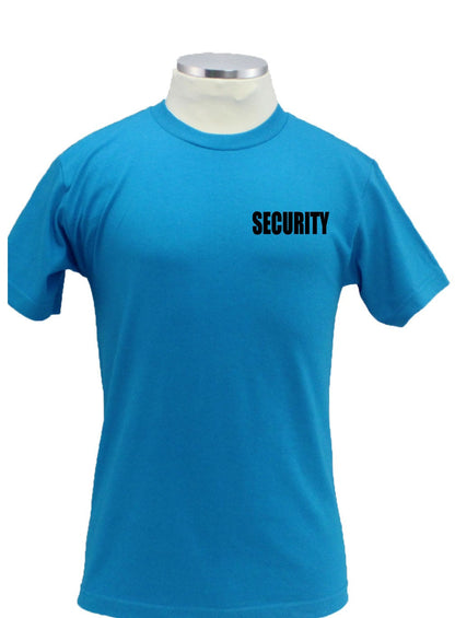 Stars Uniform Security ID 100% Cotton Short Sleeves T Shirts Front and Back - Detail View 3