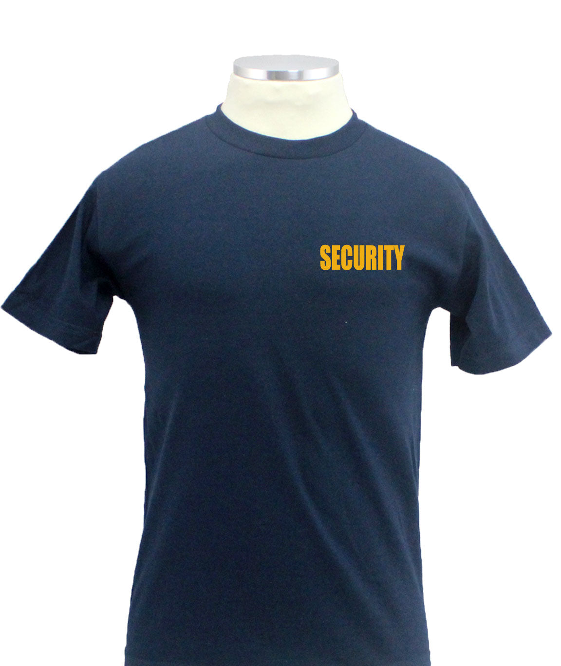 Stars Uniform Security ID 100% Cotton Short Sleeves T Shirts Front and Back - Detail View 63