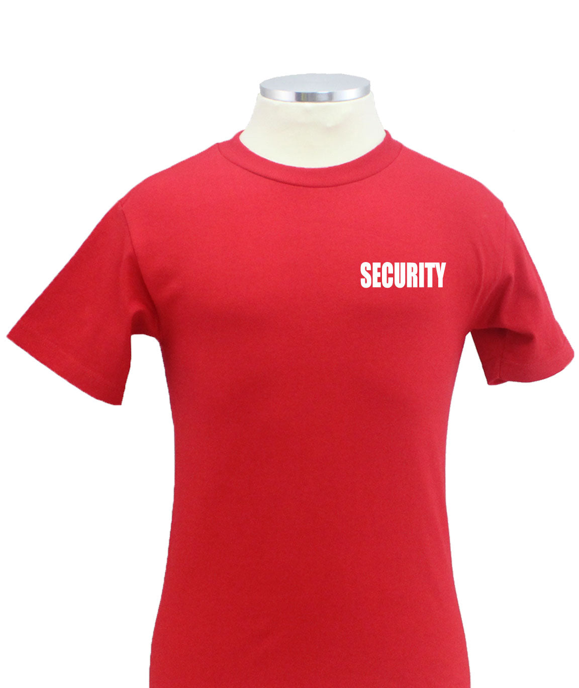 Stars Uniform Security ID 100% Cotton Short Sleeves T Shirts Front and Back - Detail View 82