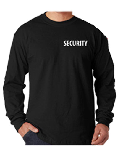 Stars Uniform Security ID AAA 100% Cotton Long Sleeves T Shirts - Detail View 22