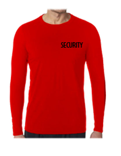 Stars Uniform Security ID AAA 100% Cotton Long Sleeves T Shirts - Detail View 34