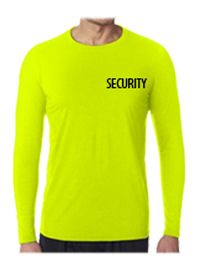 Stars Uniform Security ID AAA 100% Cotton Long Sleeves T Shirts - Detail View 66