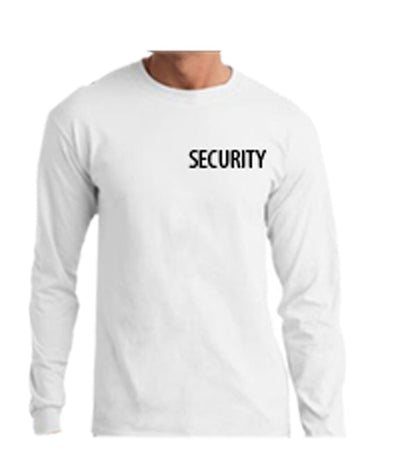 Stars Uniform Security ID AAA 100% Cotton Long Sleeves T Shirts - Detail View 5