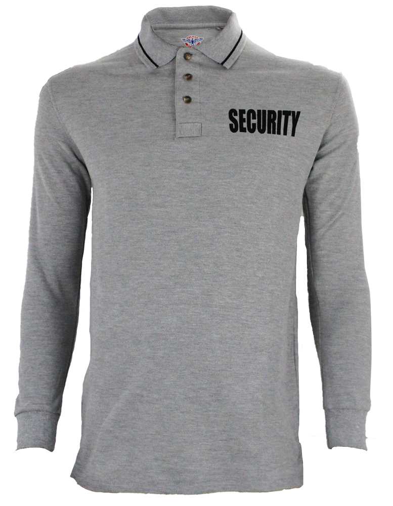 Stars Uniform Security Long Sleeve Polo - Detail View 49