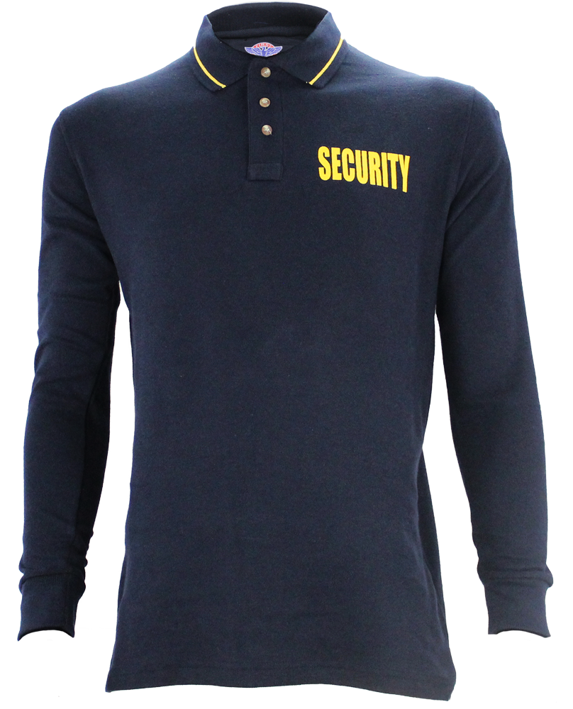 Stars Uniform Security Long Sleeve Polo - Detail View 54