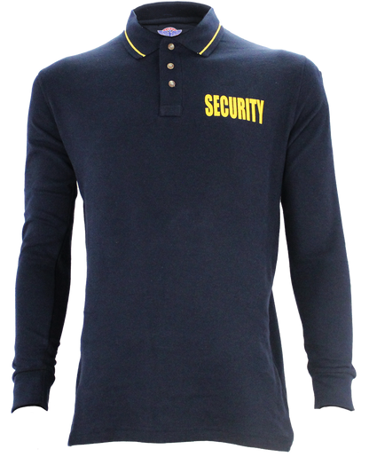 Stars Uniform Security Long Sleeve Polo - Detail View 57