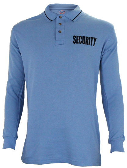 Stars Uniform Security Long Sleeve Polo - Detail View 75