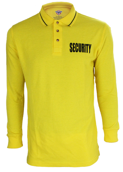 Stars Uniform Security Long Sleeve Polo - Detail View 91