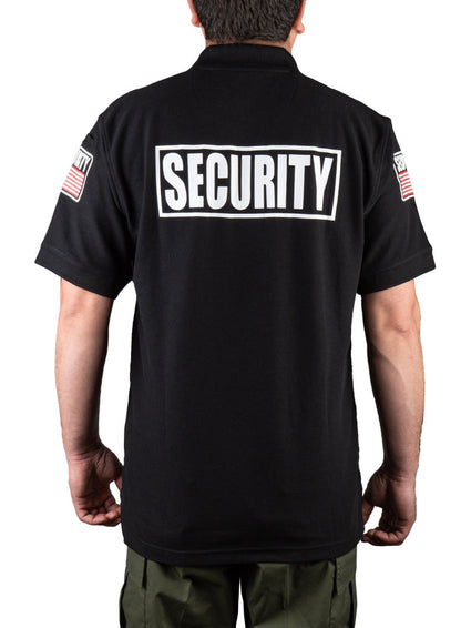 Stars Uniform Security Polo with USA Flag - Detail View 1