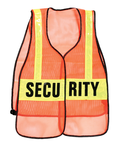 Stars Uniform Security Reflective Vest (Red, Orange, Green) - Detail View 5