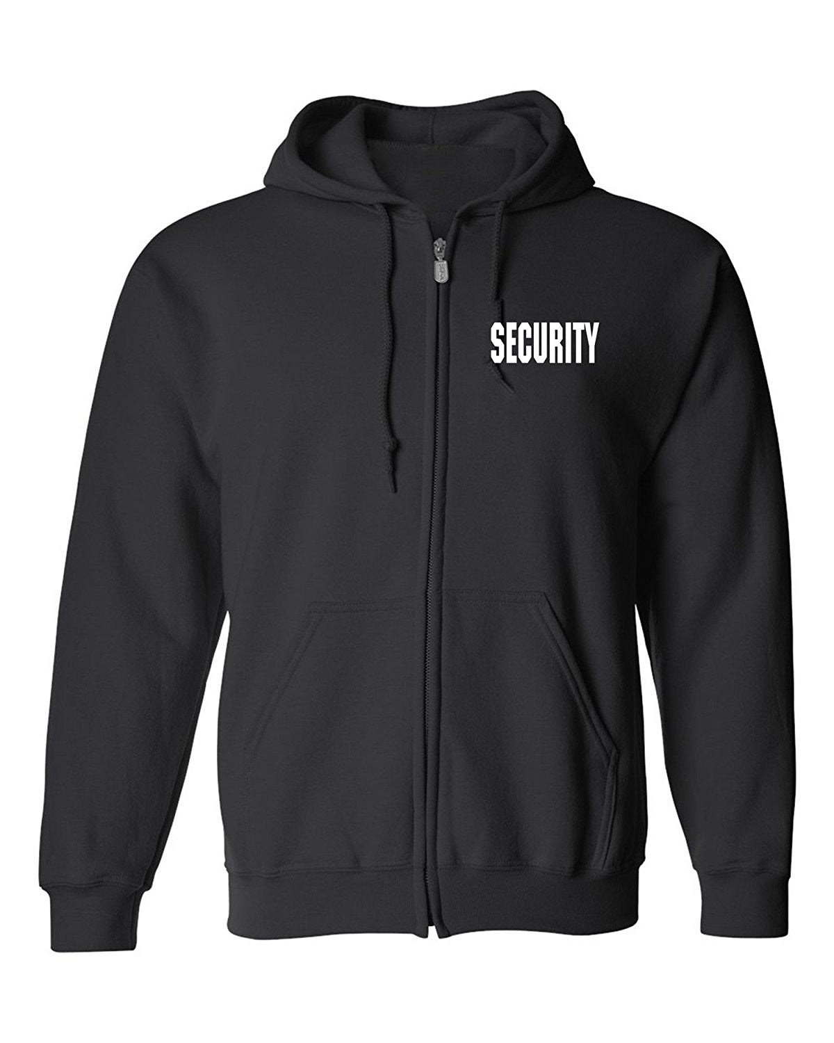 Stars Uniform Security Zippered Hoodie Sweater - Alternate View
