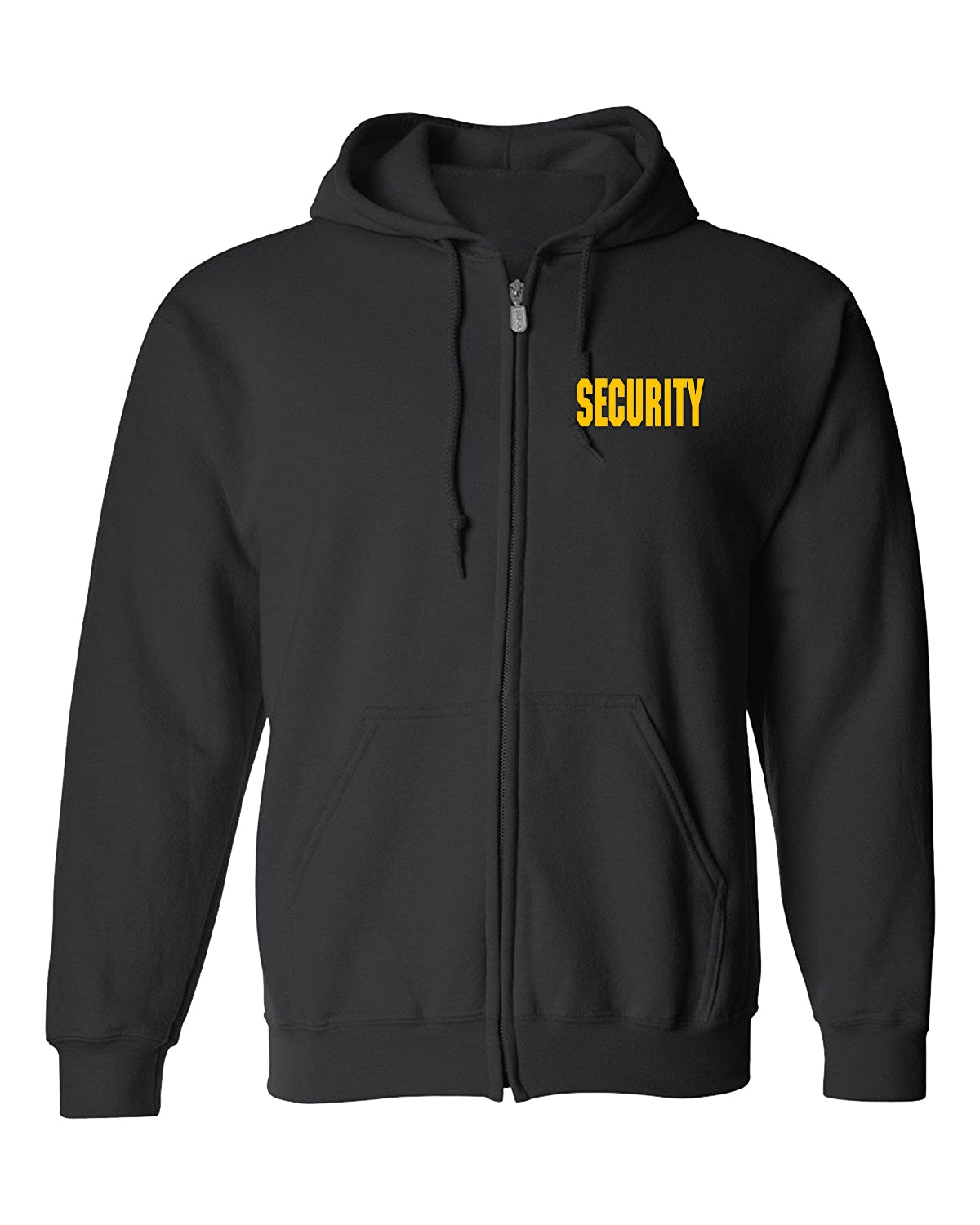 Stars Uniform Security Zippered Hoodie Sweater with Gold ID - Alternate View