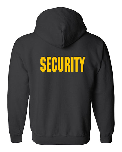 Stars Uniform Security Zippered Hoodie Sweater with Gold ID - Detail View 1