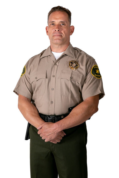 Stars Uniform Sheriff Class A Short Sleeve Uniform Shirt - Detail View 7
