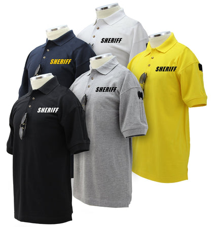 Stars Uniform Sheriff Poly/Cotton Tactical Short Sleeve Polo Shirts - Primary View