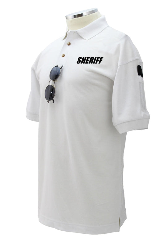 Stars Uniform Sheriff Poly/Cotton Tactical Short Sleeve Polo Shirts - Alternate View