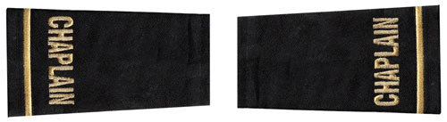 Stars Uniform Slip-On Chaplain Epaulets for Shirts & Jackets (Pair) - Primary View