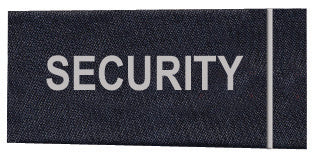 Stars Uniform Slip-On Security Epaulets for Shirts & Jackets (Pair) - Detail View 2