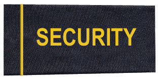 Stars Uniform Slip-On Security Epaulets for Shirts & Jackets (Pair) - Detail View 3