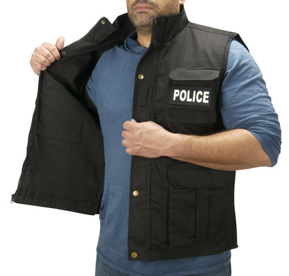 Stars Uniform Tactical Duty Vest - Black - Detail View 10