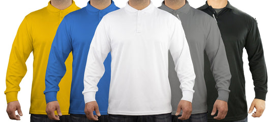 Stars Uniform Tactical Performance Long Sleeve Polo Shirt - Primary View