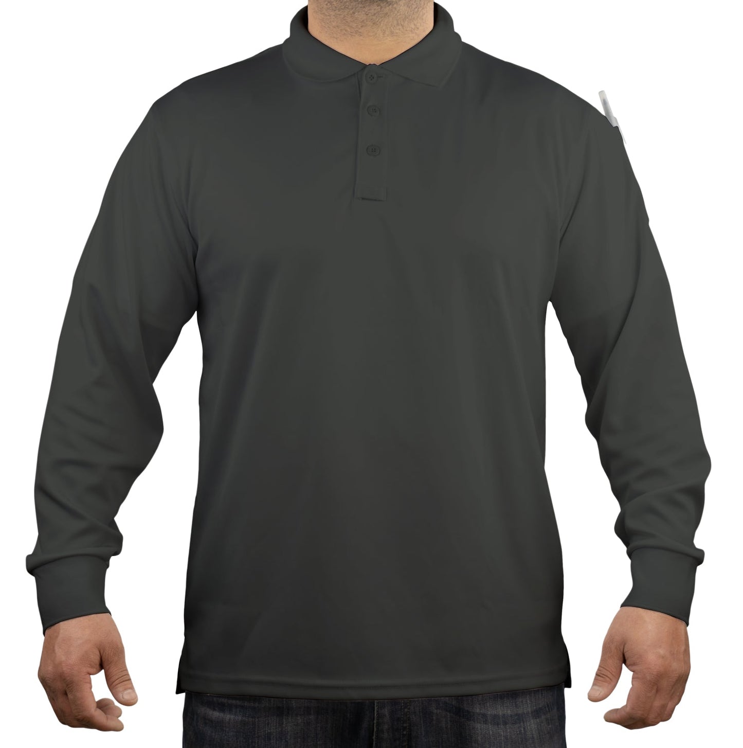 Stars Uniform Tactical Performance Long Sleeve Polo Shirt - Detail View 8