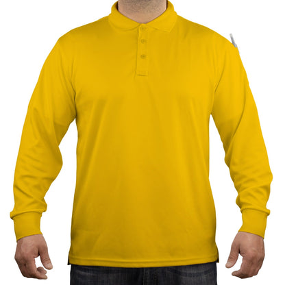 Stars Uniform Tactical Performance Long Sleeve Polo Shirt - Detail View 2