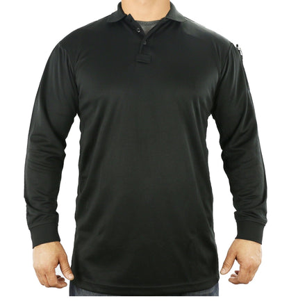 Stars Uniform Tactical Performance Long Sleeve Polo Shirt - Detail View 4