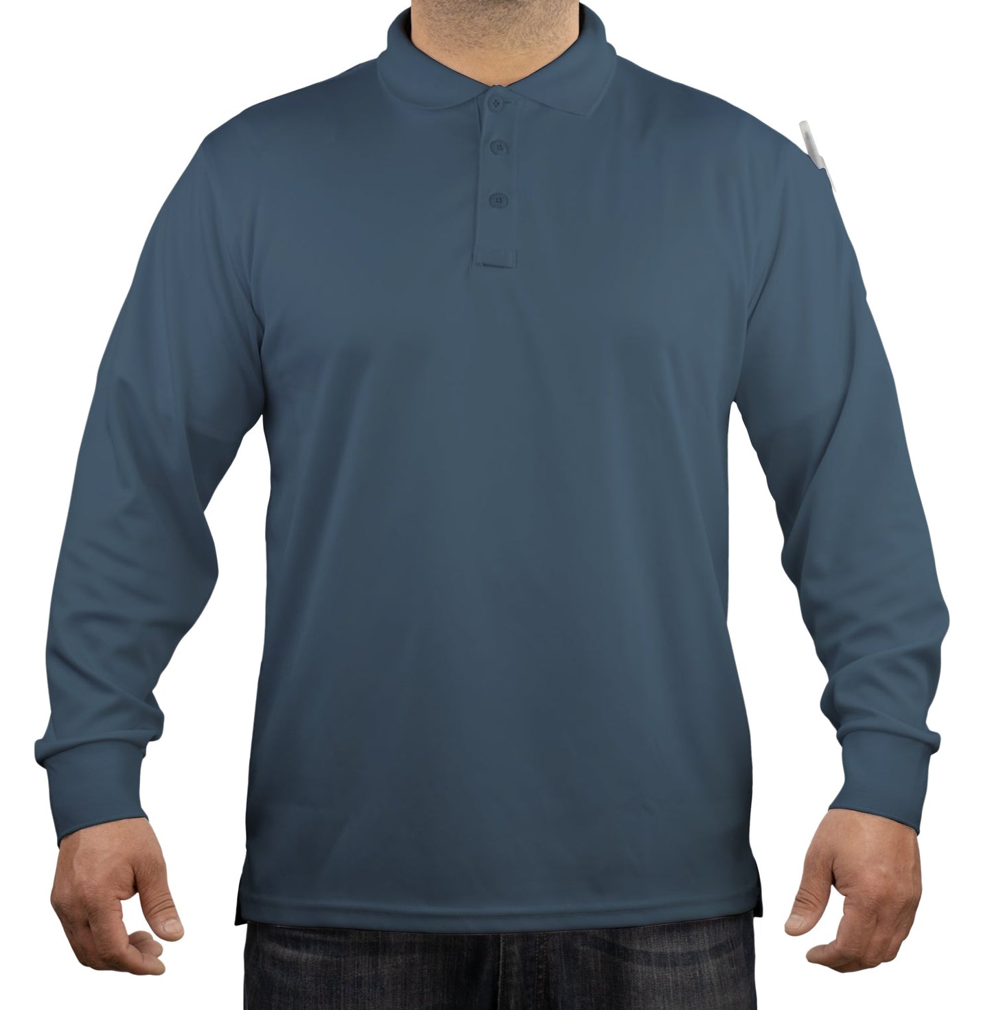 Stars Uniform Tactical Performance Long Sleeve Polo Shirt - Detail View 6