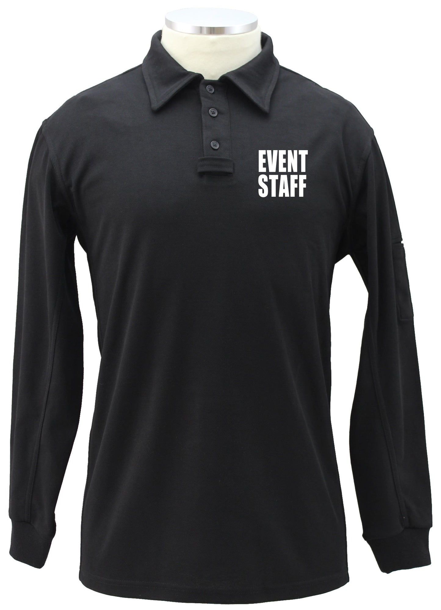 Stars Uniform Tactical Performance Long Sleeves Polo Shirt With ID - Detail View 9