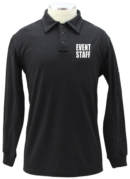 Stars Uniform Tactical Performance Long Sleeves Polo Shirt With ID - Detail View 9