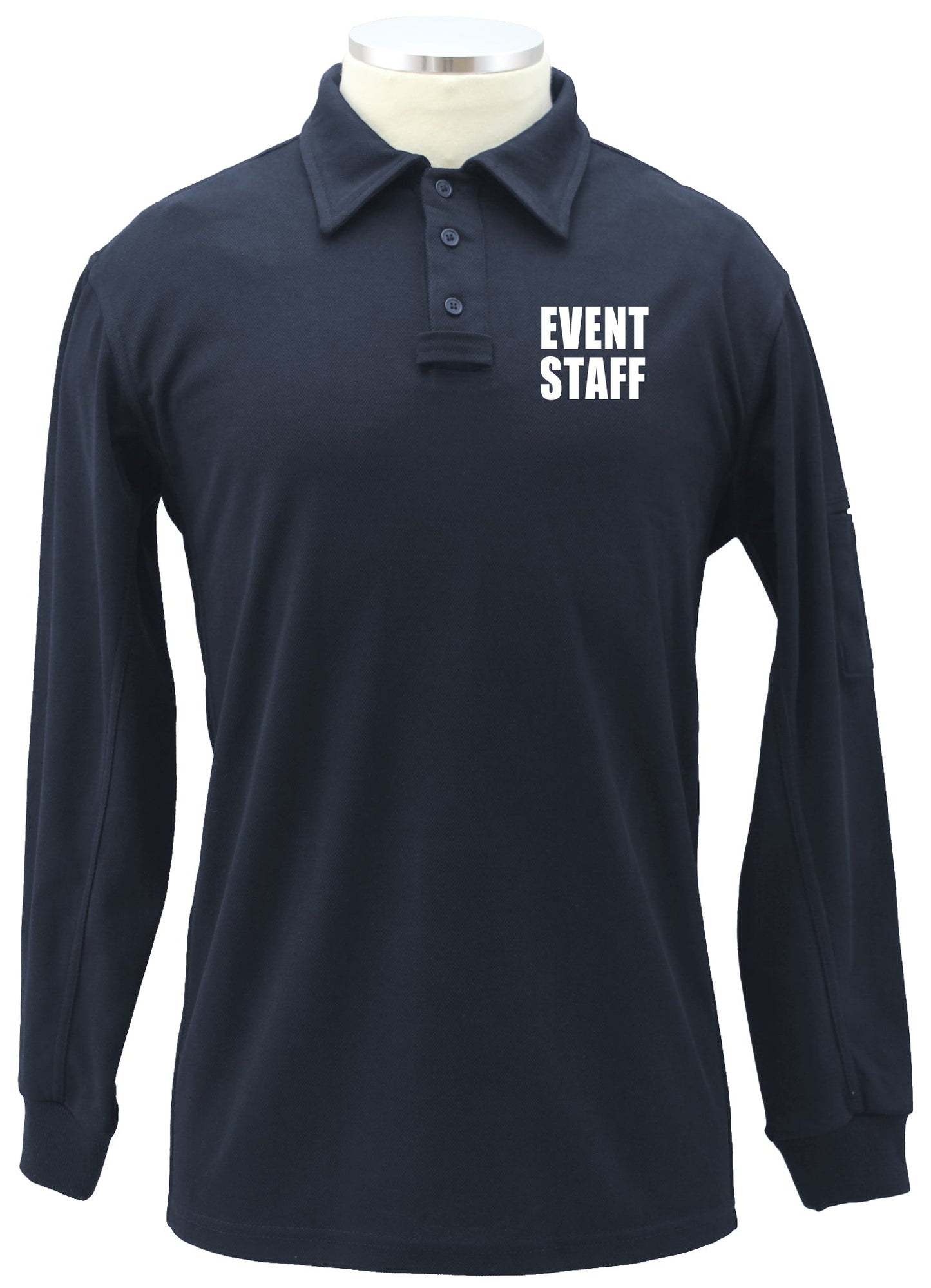 Stars Uniform Tactical Performance Long Sleeves Polo Shirt With ID - Detail View 10