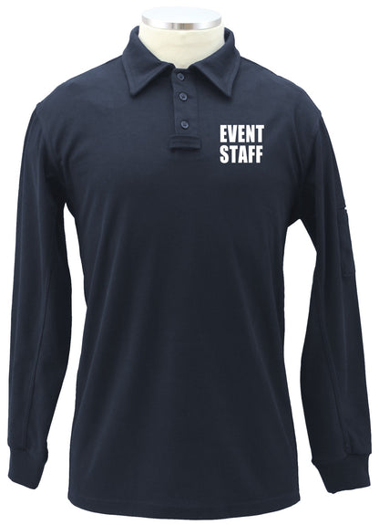 Stars Uniform Tactical Performance Long Sleeves Polo Shirt With ID - Detail View 10