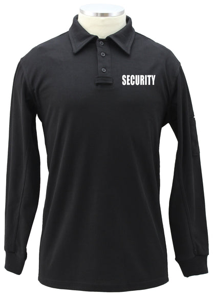 Stars Uniform Tactical Performance Long Sleeves Polo Shirt With ID - Alternate View