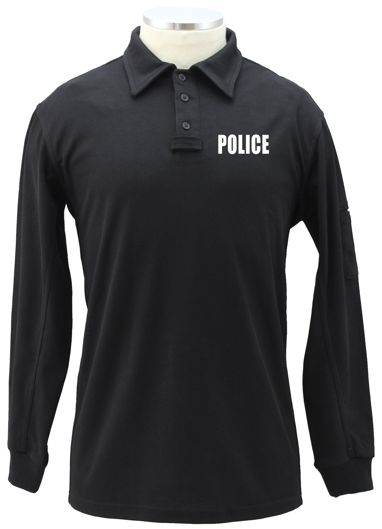 Stars Uniform Tactical Performance Long Sleeves Polo Shirt With ID - Detail View 3