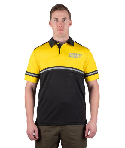 Stars Uniform Two Tone Bike Patrol Shirt with Zipper Pocket with Reflective Security ID - Detail View 48