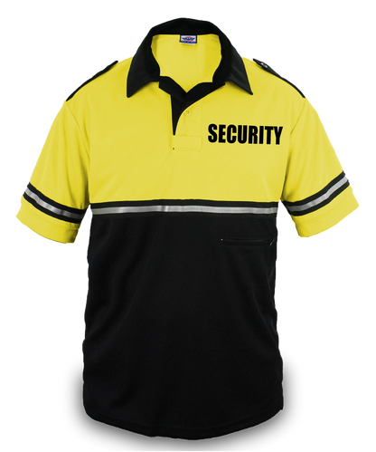 Stars Uniform Two Tone Bike Patrol Shirt with Zipper Pocket with Security ID - Detail View 15