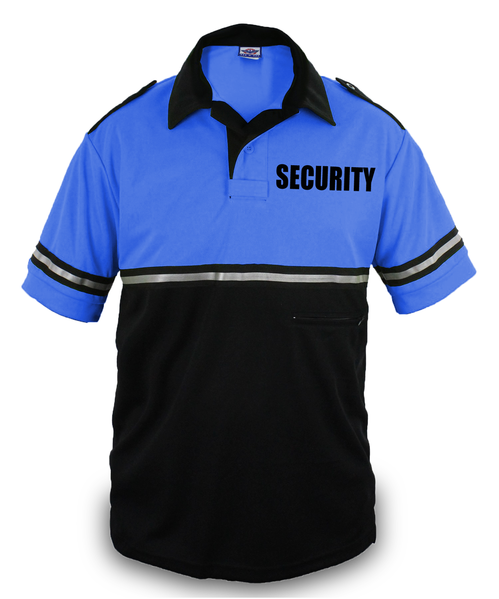 Stars Uniform Two Tone Bike Patrol Shirt with Zipper Pocket with Security ID - Detail View 16