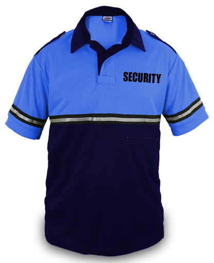 Stars Uniform Two Tone Bike Patrol Shirt with Zipper Pocket with Security ID - Detail View 19