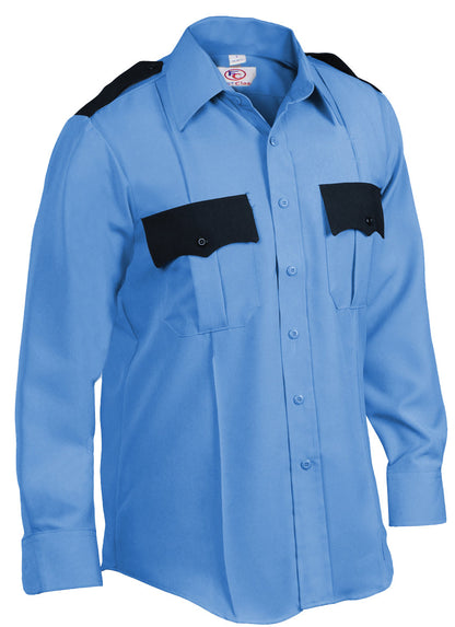 Stars Uniform Two Tone Long Sleeve Uniform Shirt - Alternate View
