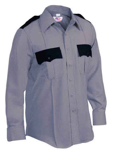 Stars Uniform Two Tone Long Sleeve Uniform Shirt - Detail View 1