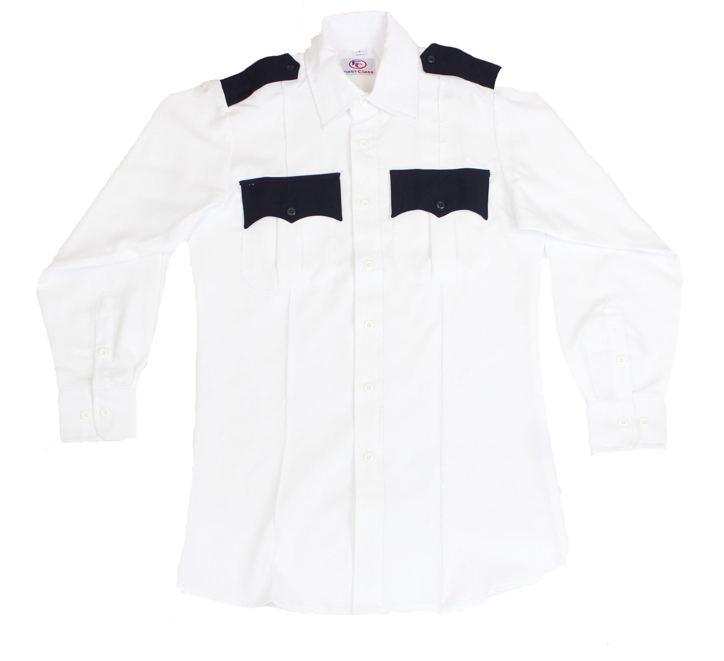 Stars Uniform Two Tone Long Sleeve Uniform Shirt - Detail View 43