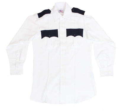 Stars Uniform Two Tone Long Sleeve Uniform Shirt - Detail View 44